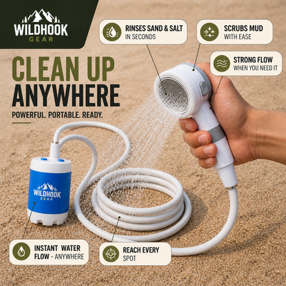 WildHook™ Portable Camping Shower