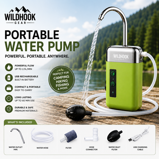 WildHook™ Portable Fishing Water Pump