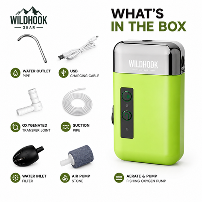 WildHook™ Portable Fishing Water Pump