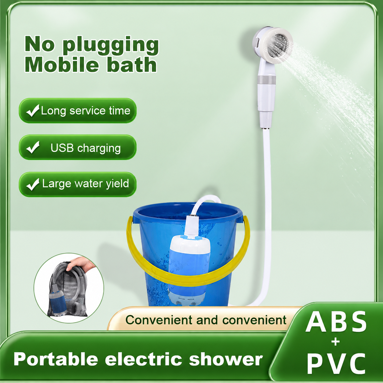 WildHook™ Portable Camping Shower