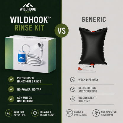 WildHook™ Portable Camping Shower